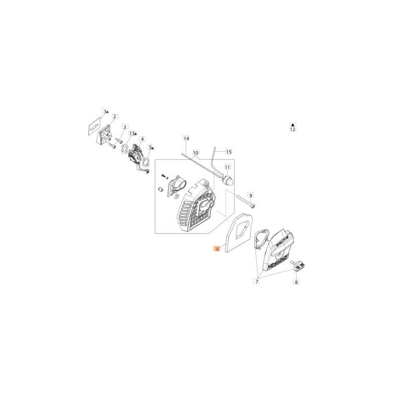 FILTRO DE AIRE ORIGINAL EMAK 61370160R