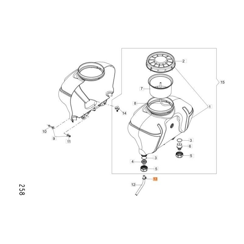 STRINGITUBO ORIGINALE EMAK CFA6701400