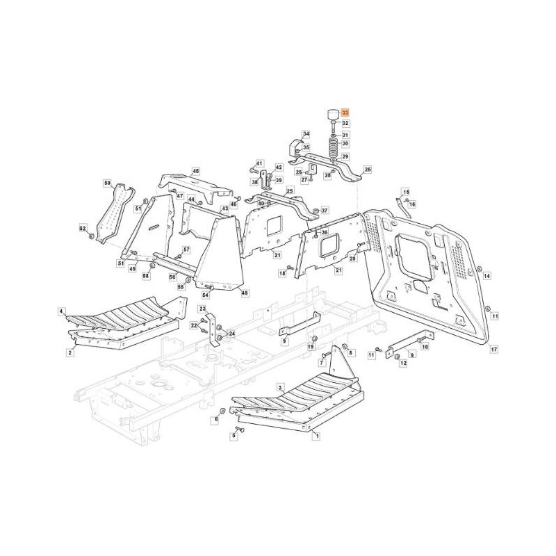 COUVERCLE D'EMBRAYAGE EMAK D'ORIGINE G325122000E2
