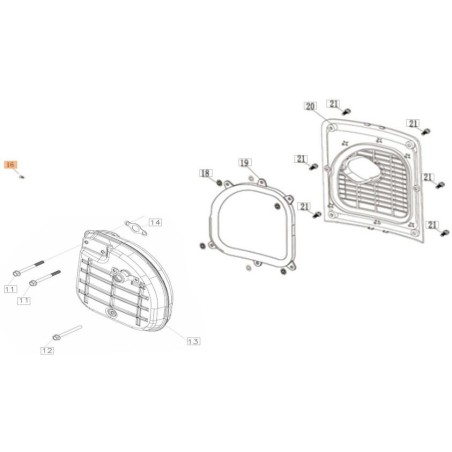 ORIGINAL EMAK SCREW L66152266 | Newgardenstore.eu