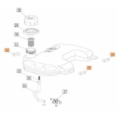 SYSTÈME ANTIVIBRATION EMAK ORIGINAL L66152549