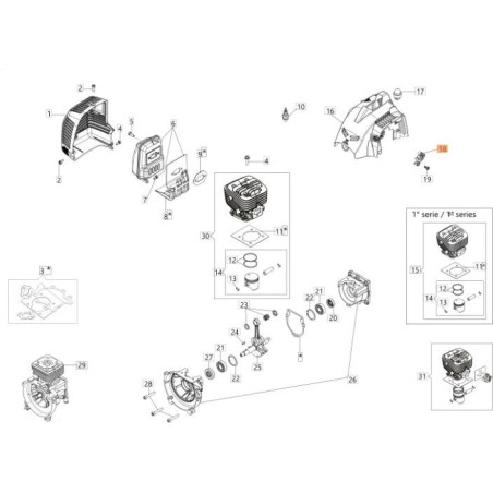 ARRESTO ORIGINALE EMAK 61250253R | Newgardenstore.eu