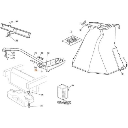 TORNILLO ORIGINAL EMAK G112735410E0 | Newgardenstore.eu