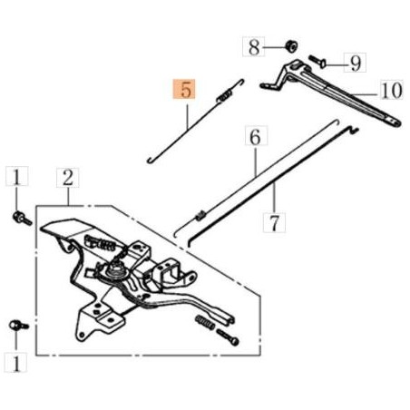ZUGFEDER FÜR ORIGINAL EMAK VERGASER L66151866 | Newgardenstore.eu