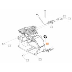 ANELLO DI TENUTA ORIGINALE EMAK L66152490 | Newgardenstore.eu