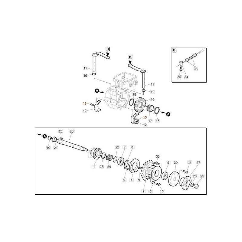 VITE TE FLANG.ZIGR. 8.8 M 6X20 DIN 6921 ZNB (C:2) ORIGINALE EMAK 3906037R