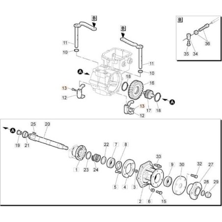 SCREW TE FLANG.ZIGR. 8.8 M 6X20 DIN 6921 ZNB (C:2) ORIGINAL EMAK 3906037R | Newgardenstore.eu
