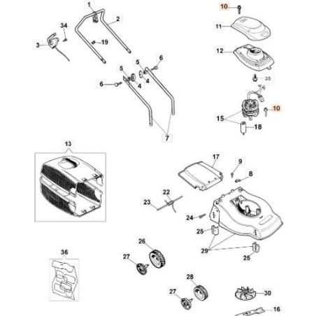 VIS EMAK ORIGINALE 3960050R | Newgardenstore.eu