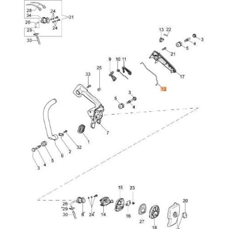 ASTA ACCELERATORE ORIGINALE EMAK 50160041A | Newgardenstore.eu