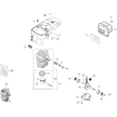 KIT D'ÉTIQUETTES ORIGINAL EMAK 50330086 OM GSH 40 SERIES