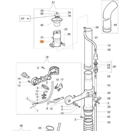 VÁLVULA DOSIFICADORA ORIGINAL EMAK RO EF 2013 56020033 | Newgardenstore.eu