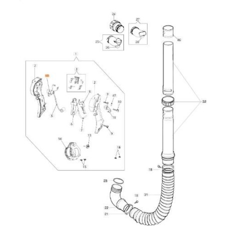 TOPE DE CABLE EMAK ORIGINAL 56560058R | Newgardenstore.eu