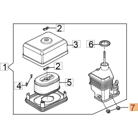ORIGINAL EMAK MUTTER L66150185 | Newgardenstore.eu