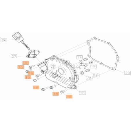 TORNILLO EMAK ORIGINAL L66152493 | Newgardenstore.eu