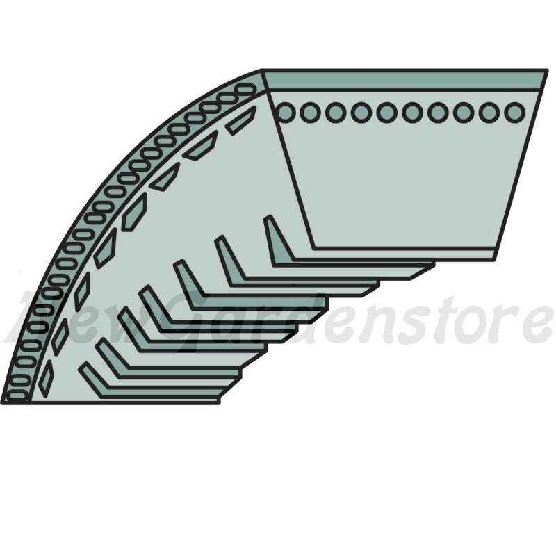 Cinghia trapeziodale trattorino tagliaerba rasaerba AGROSTROJ Dino APR 12,5 / 40