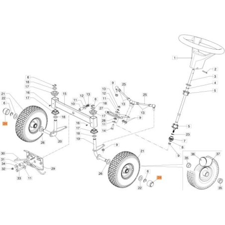 TAPA DE RUEDA ORIGINAL EMAK 68130486R | Newgardenstore.eu