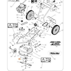 TORNILLO ORIGINAL EMAK PB0300010830 | Newgardenstore.eu