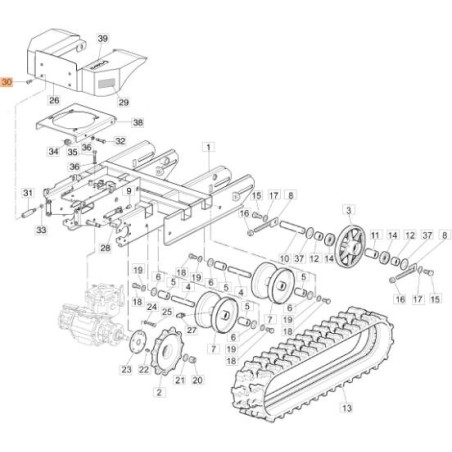 TORNILLO ORIGINAL EMAK YN6255100 | Newgardenstore.eu