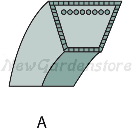 Correa trapezoidal ORIGINAL AGRIA 400 para tractor cortacésped | Newgardenstore.eu