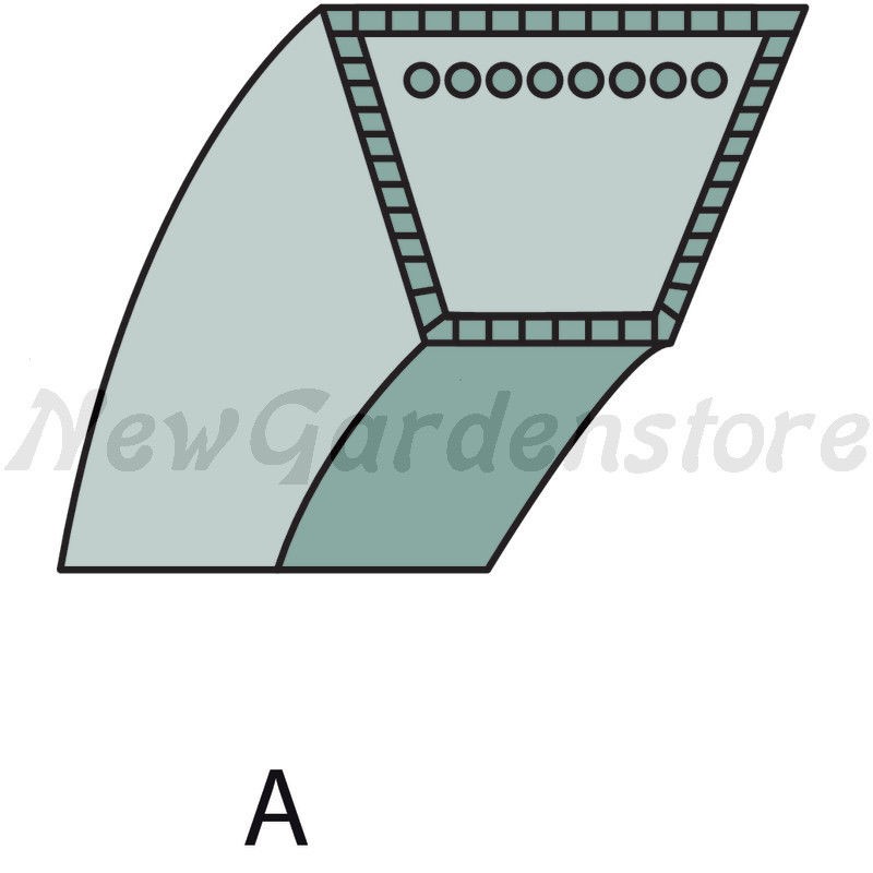 ORIGINAL AGRIA 400 5300 trapezoidal lawn tractor mower belt