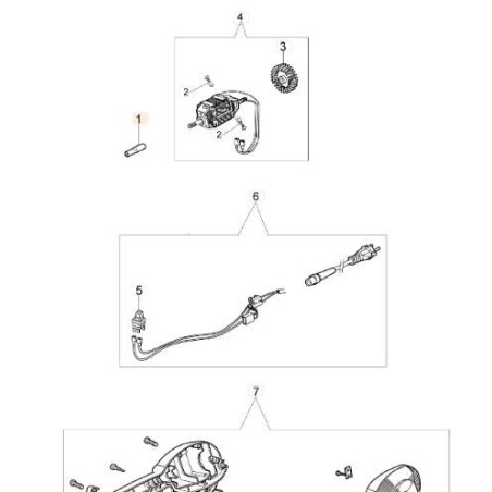 850 WATT TRIMMER TRANSMISSION JOINT (PACK OF 2) ORIGINAL EMAK 60030008R | Newgardenstore.eu