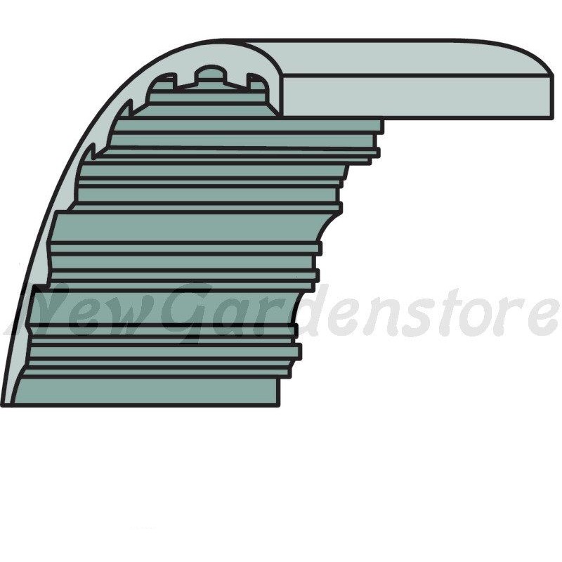 Cinghia trapeziodale trattorino tagliaerba rasaerba ORIGINALE ALKO 463782 460295