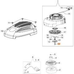 VITE FISS. PULEGGIA AVVIAM. ORIGINALE EMAK L66150259