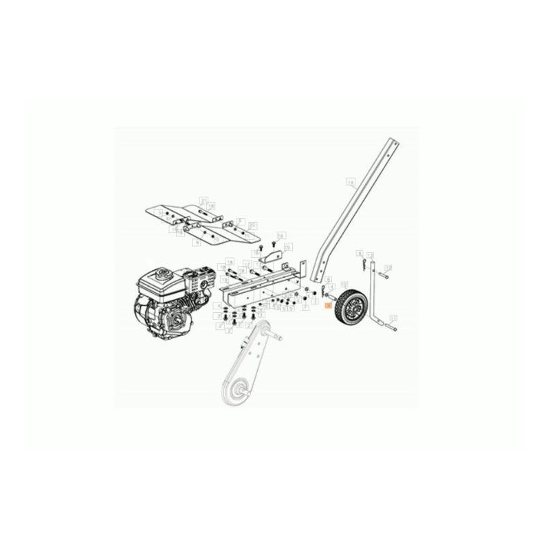 DOUILLE ZNB POUR ROUE MTZ D'ORIGINE EMAK L66151912