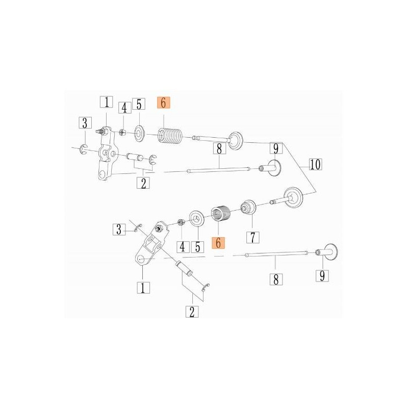 RESORTE DE VÁLVULA EMAK ORIGINAL L66152634