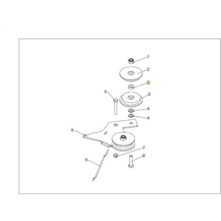 ENTRETOISE ORIGINALE EMAK PB0302020018 | Newgardenstore.eu
