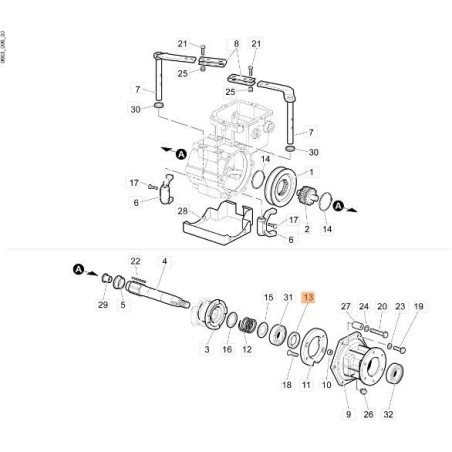 Anillo de sello EMAK original YN0209720 | Newgardenstore.eu