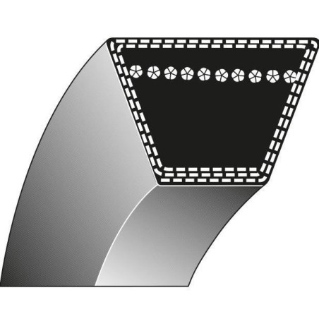 Cinghia trapezoidale 9,5 x 1368 rasaerba tagliaerba KLIPPO 31 E 502 94 66-01 | Newgardenstore.eu