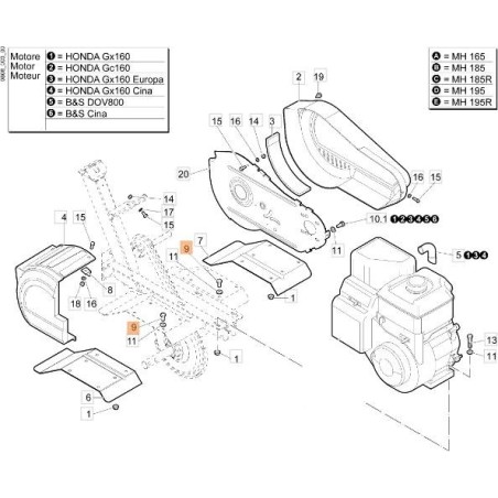 TORNILLO ORIGINAL EMAK YN6254600 | Newgardenstore.eu
