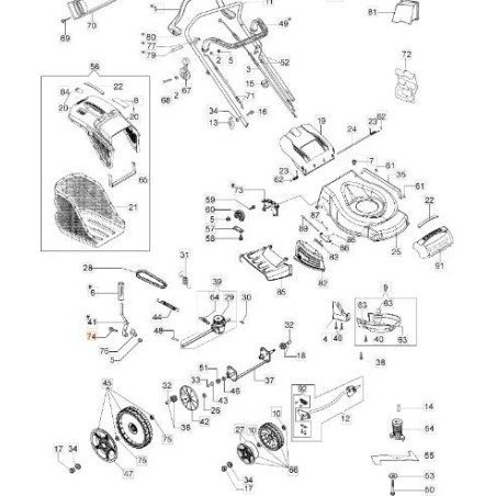 TORNILLO EMAK ORIGINAL 3906164R | Newgardenstore.eu