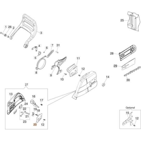 TÔLE EMAK ORIGINALE 50250049R | Newgardenstore.eu