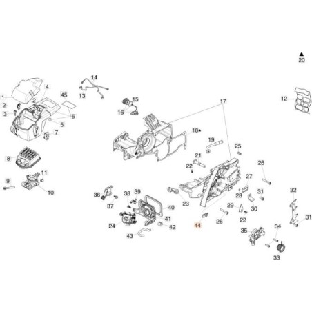 INTERRUPTEUR DE FIN DE COURSE D'ORIGINE EMAK 50250186R | Newgardenstore.eu