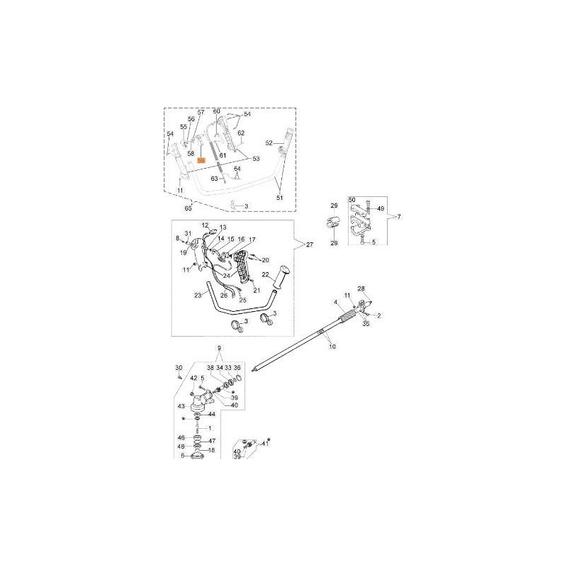 LEVIER D'ACCÉLÉRATEUR EMAK ORIGINAL 61370113R