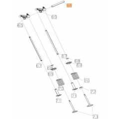 PERNO BILANCIERE ORIGINALE EMAK L66152508