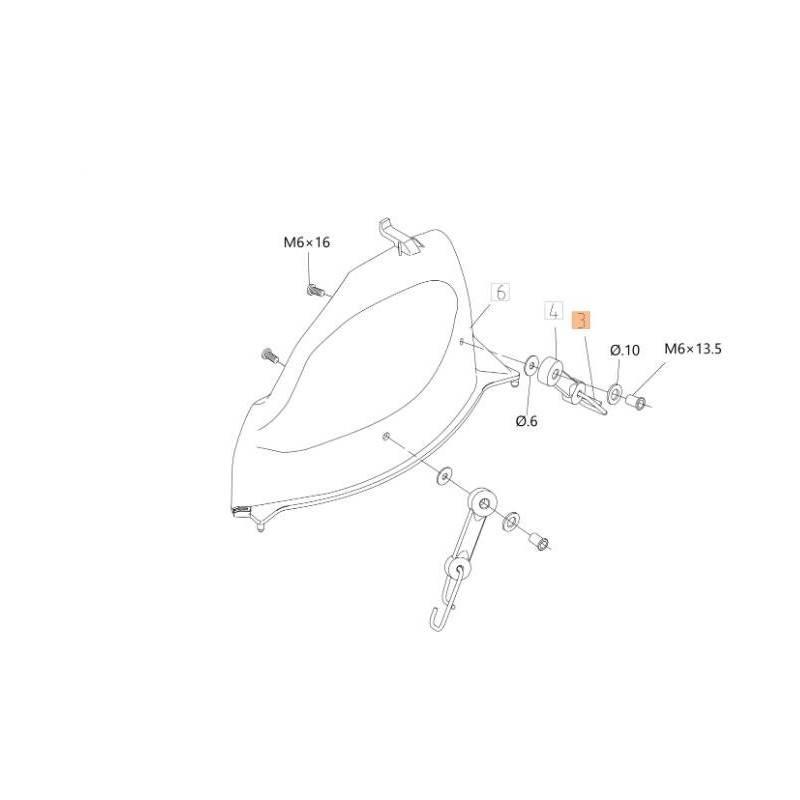 GANCIO ORIGINALE EMAK TS000043R