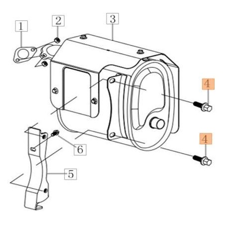TORNILLO EMAK ORIGINAL L66152171 | Newgardenstore.eu