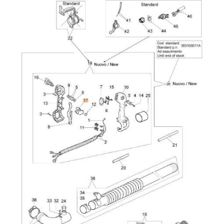 ACCÉLÉRATEUR EMAK ORIGINAL 56520061R | Newgardenstore.eu