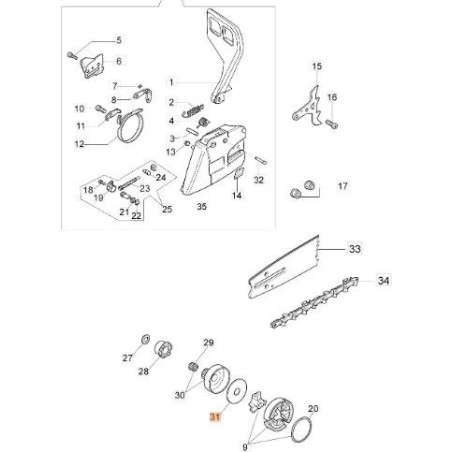 ARANDELA EMAK ORIGINAL 375100012AR | Newgardenstore.eu