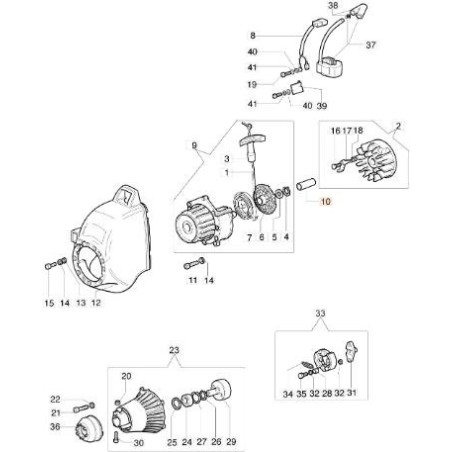 ENTRETOISE ORIGINALE EMAK 4160072R | Newgardenstore.eu