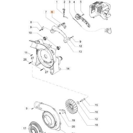 ACELERADOR EMAK ORIGINAL 56550023AR | Newgardenstore.eu