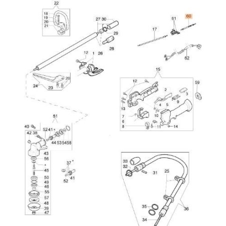ORIGINAL EMAK GASZUG 62040025R | Newgardenstore.eu