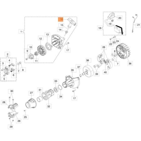 IMPUGNATURA AVVIAMENTO ORIGINALE EMAK 61330272R | Newgardenstore.eu