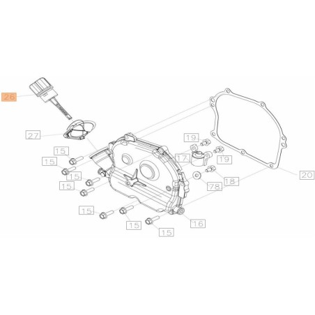 TAPPO OLIO ORIGINALE EMAK L66152496 | Newgardenstore.eu