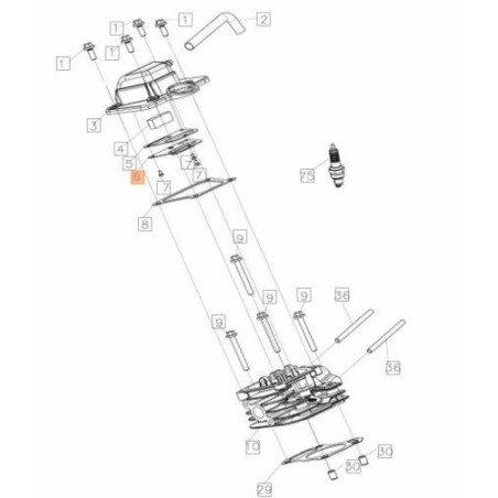COUVERCLE EMAK ORIGINAL L66152472 | Newgardenstore.eu