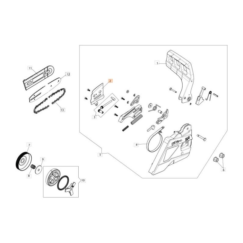 ORIGINAL EMAK EXTERNAL BAR SHEET METAL 50330024AR