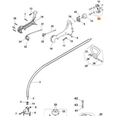 KIT PERNO + MOLLA TAZZA + ANELLO RASAMENTO ORIGINALE EMAK 61370257